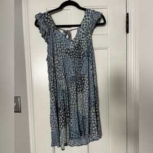 Vici Floral Patchwork Dress